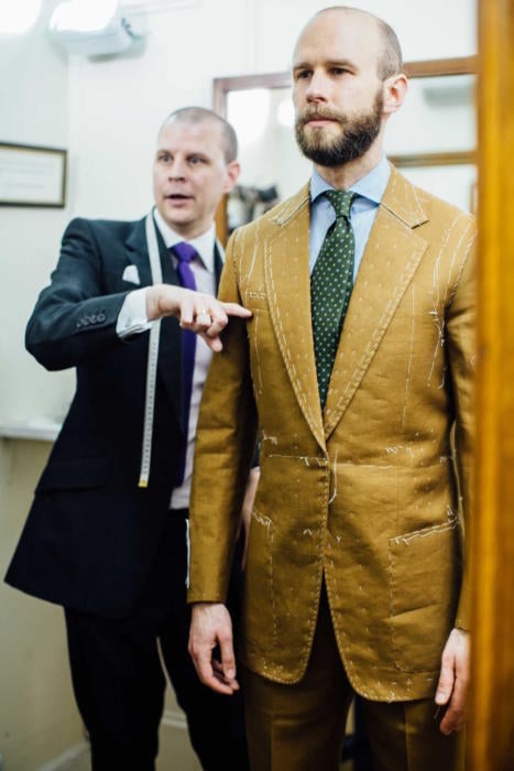 Dege & Skinner bespoke suit