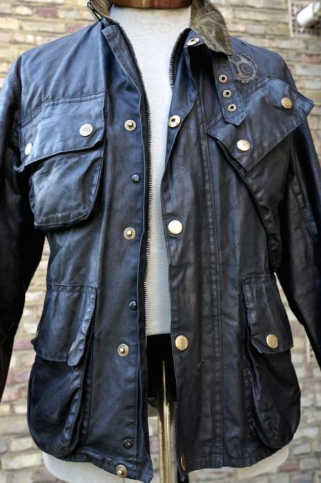 Barbour vintage motorcycle jacket how to wear 1950s