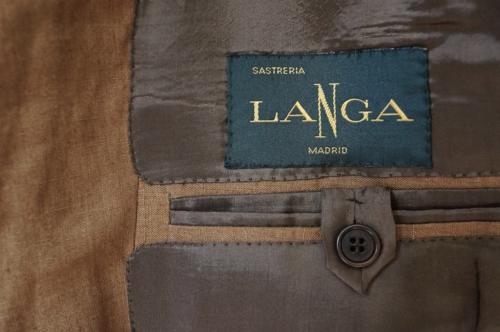 bespoke suit Langa madrid  inbreast pocket
