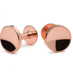 copper cufflinks