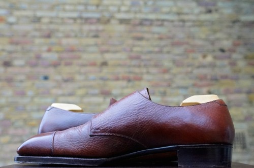 Cleverley bespoke russian reindeer double monk strap