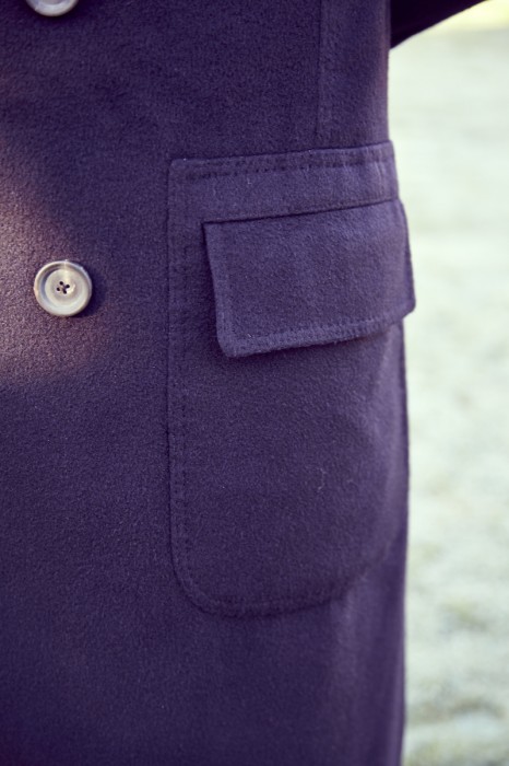 Cifonelli bespoke overcoat cashmere pocket