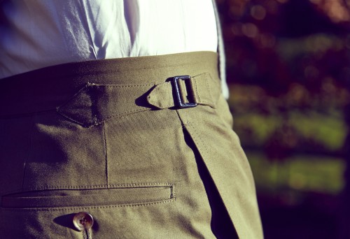 Jose Reillo suit side fastener detail