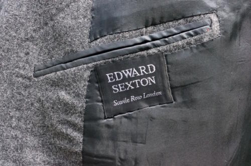 Edward Sexton savile row label