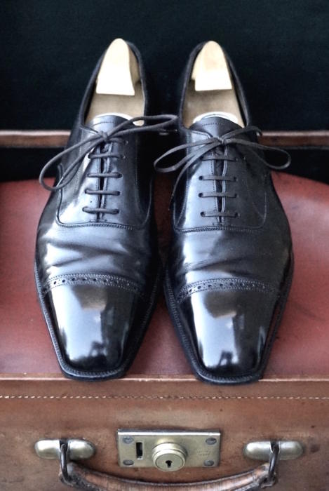 GJ Cleverley bespoke brown oxfords