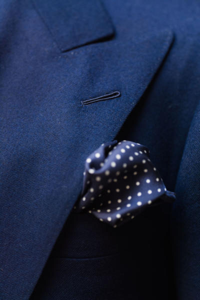 Cifonelli royal blue blazer symposium