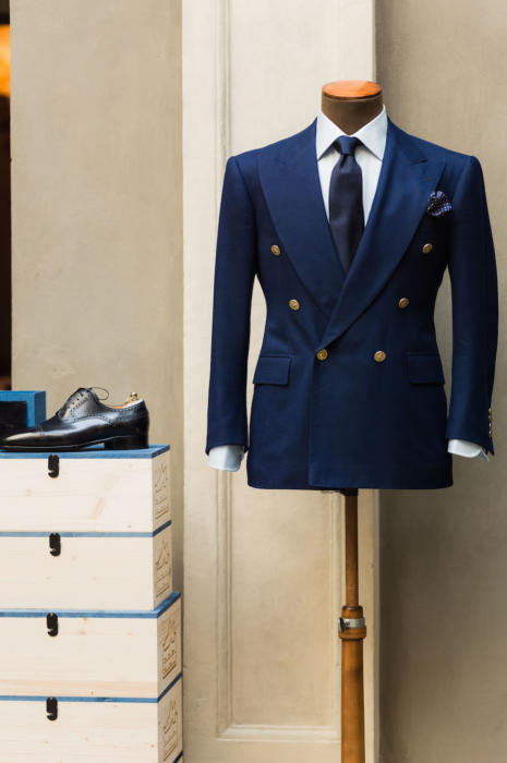 Cifonelli royal blue blazer symposium2