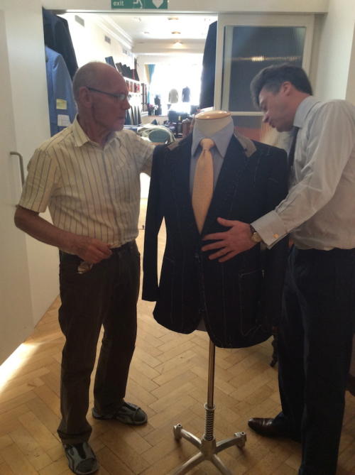 Richard Anderson bespoke suit savile row