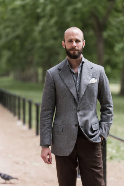 Morgan herringbone sport coat top