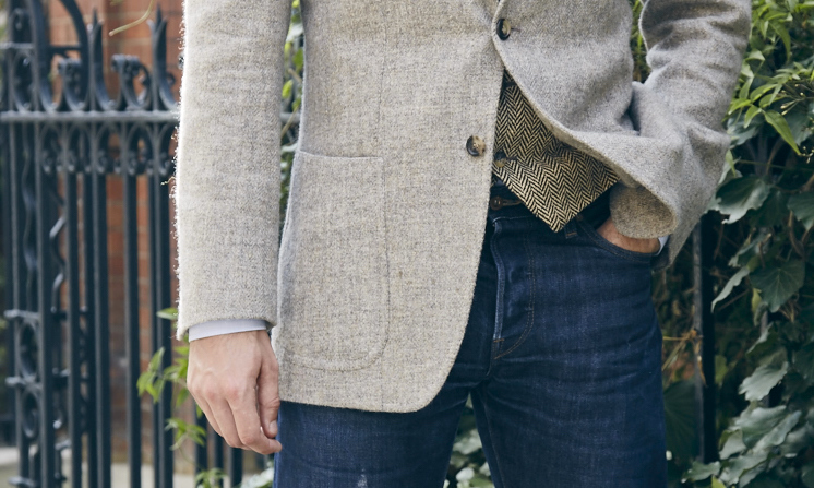 Tweed jacket and jeans the perfect smart casual pairing  Suits Tailoring  Fielding  Nicholson