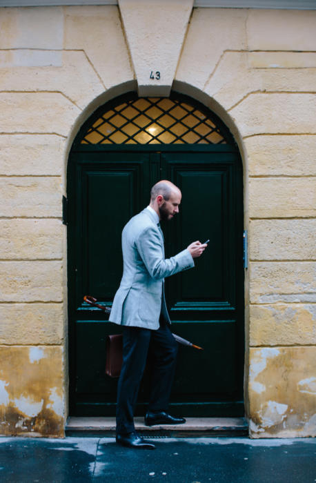 Cifonelli grey jacket