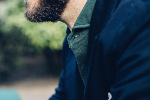 Friday polo shirt collar