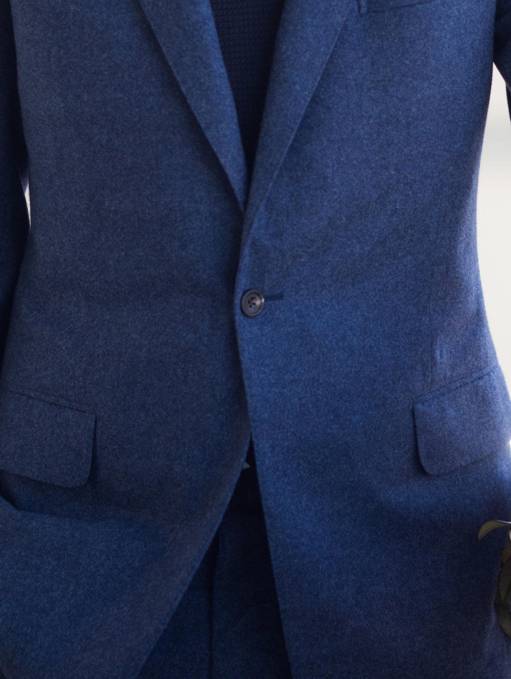 Air force (RAF) blue flannel suit: Whitcomb & Shaftesbury – Permanent Style