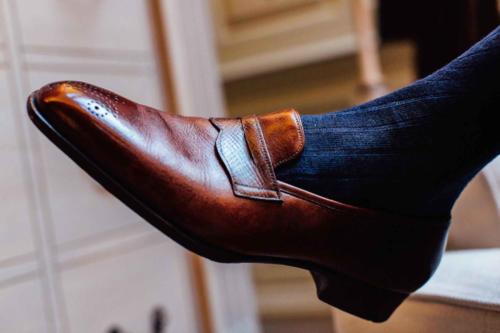 gaziano and girling bespoke loafer