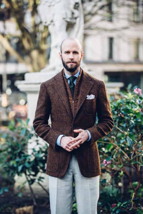 Final bespoke gilet, Davide Taub at Gieves & Hawkes – Permanent Style