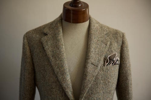 Cifonelli harris tweed jacket