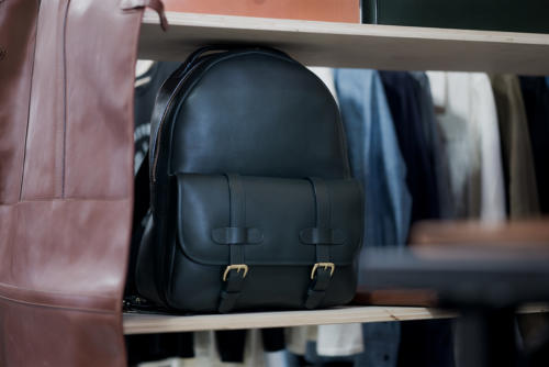 Frank Clegg leather backpack