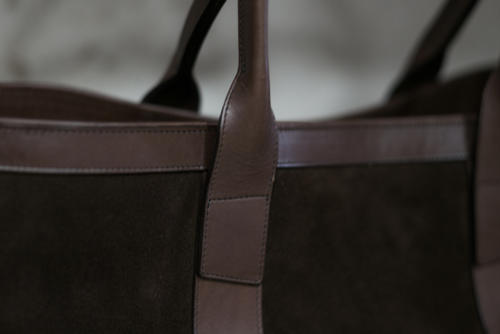 Frank Clegg suede tote