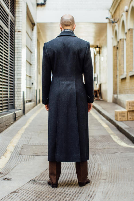 Edward Sexton bespoke overcoat