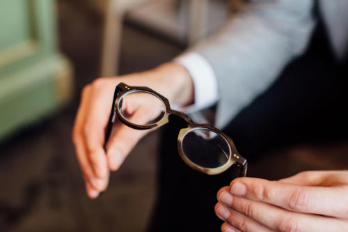 Maison Bourgeat buffalo horn glasses