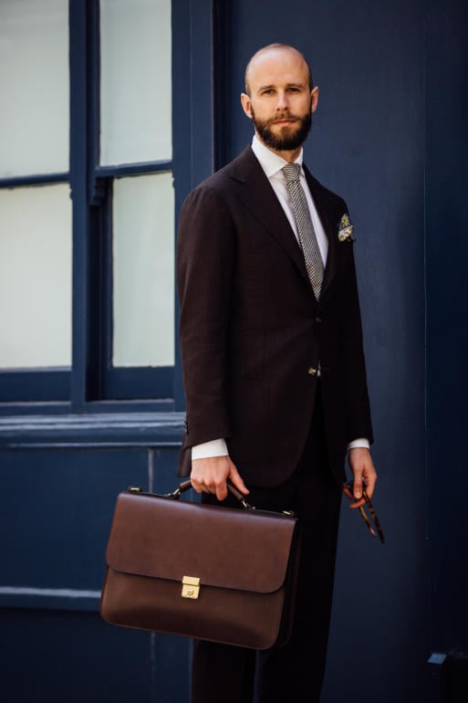 Dalcuore bespoke brown Crispaire suit – Permanent Style