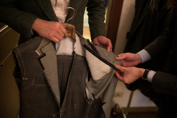 Sartoria Corcos bespoke suit