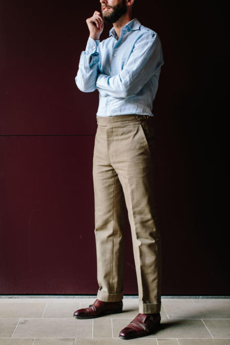 Hopsack and linen trousers  in humid Hong Kong  Permanent Style