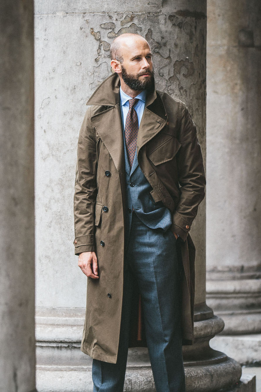 made to measure trench coat