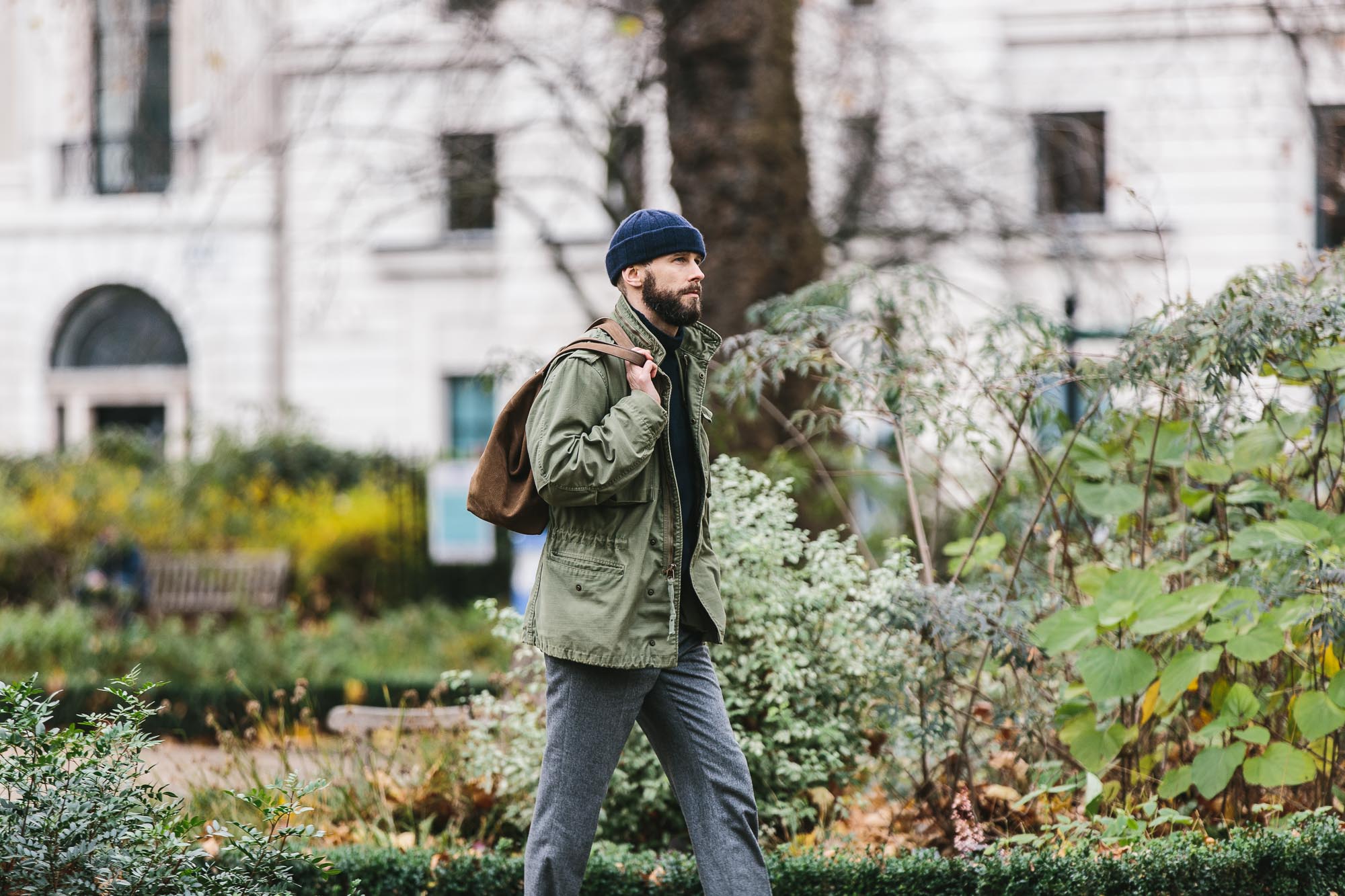 Field jacket, rollneck and flannels – Permanent Style