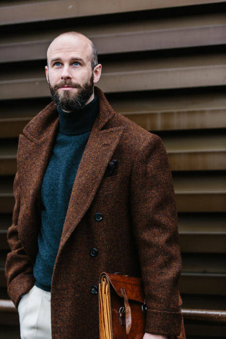 Articles of Style  Articles of Style Harris Tweed Peacoat