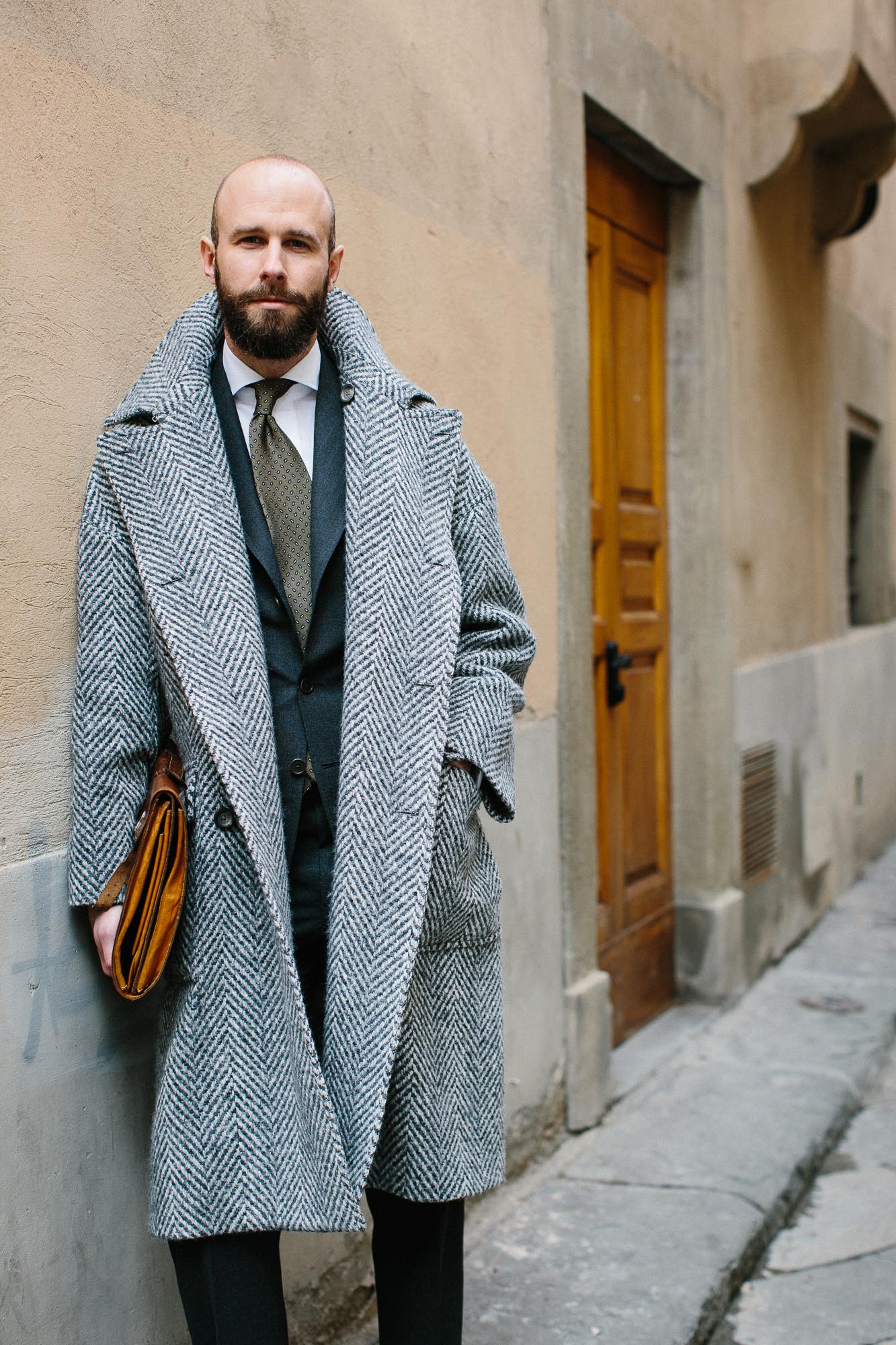 patterned overcoat