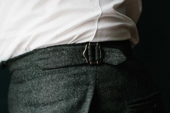 Men's pants without belt loops sale