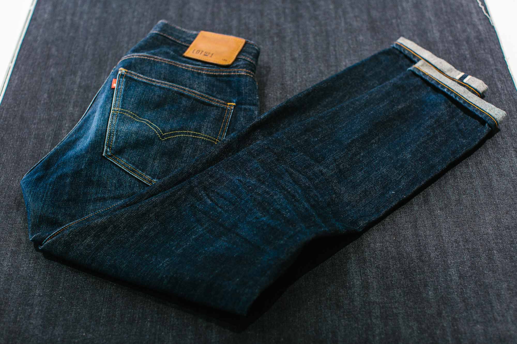 levis raw denim