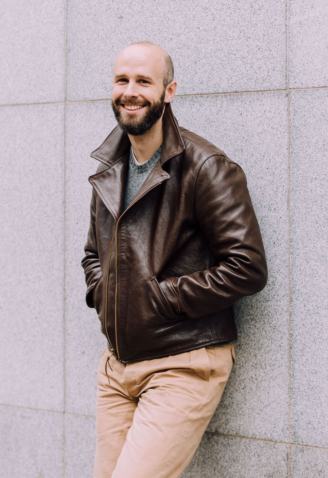 Men's Designer Leather Jackets & Mid-Layer Pieces