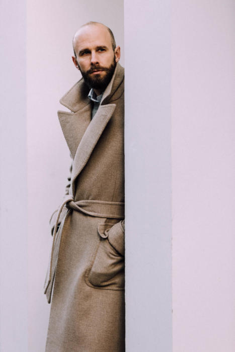 NOT CONVENTIONAL shoulder split coat