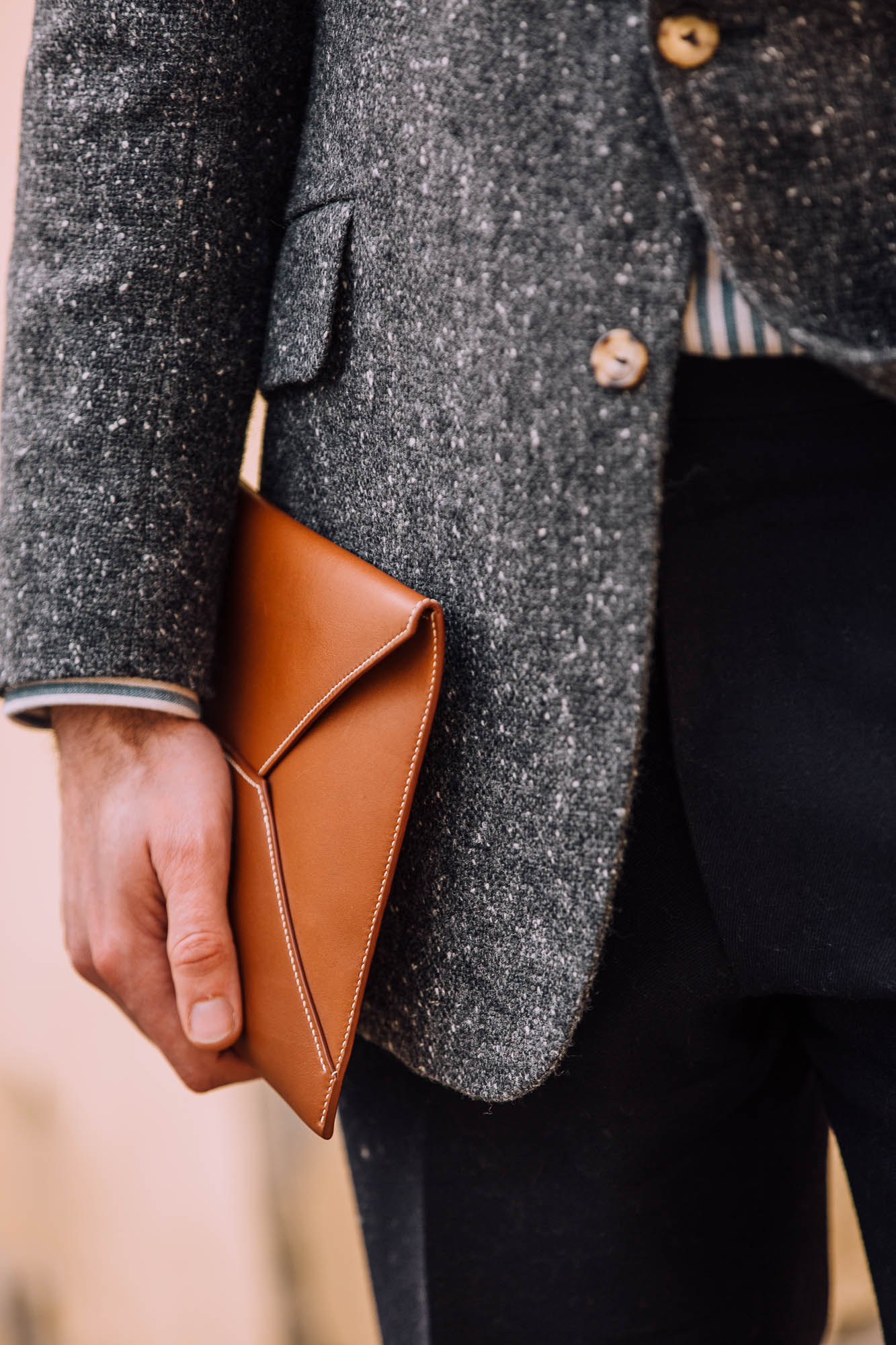 Business As Usual Leather Portfolio Briefcase