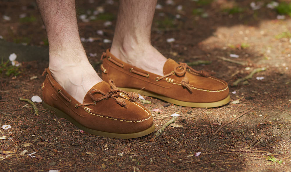 ralph lauren suede boat shoes