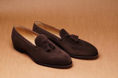 Brown suede loafer Stefano Bemer