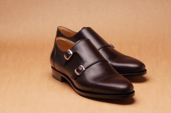 Dark brown monk strap Stefano Bemer