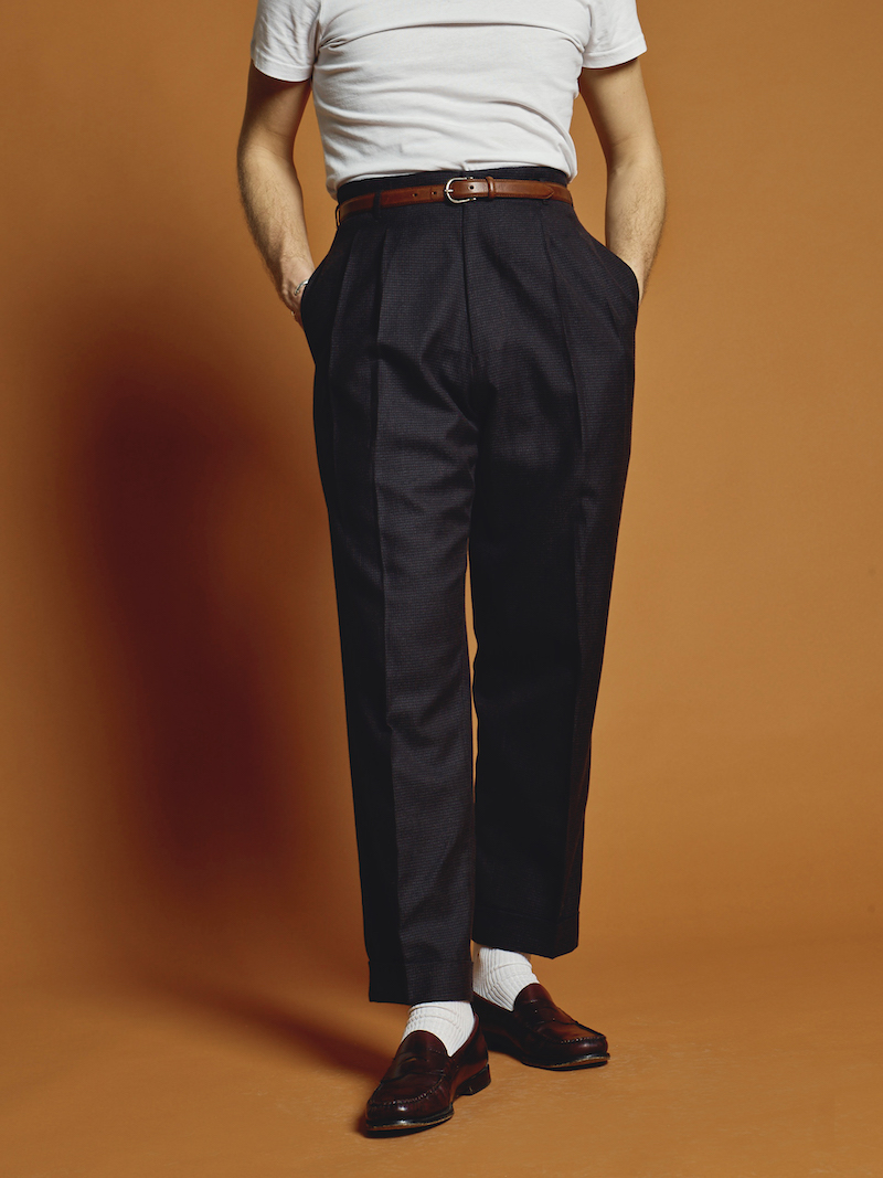 High Waisted Tuxedo Trousers