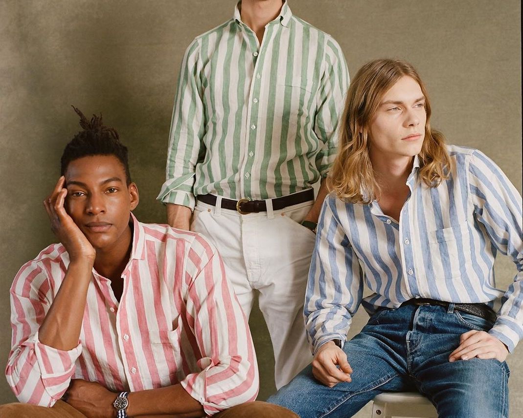 A guide to shirt stripe patterns ...