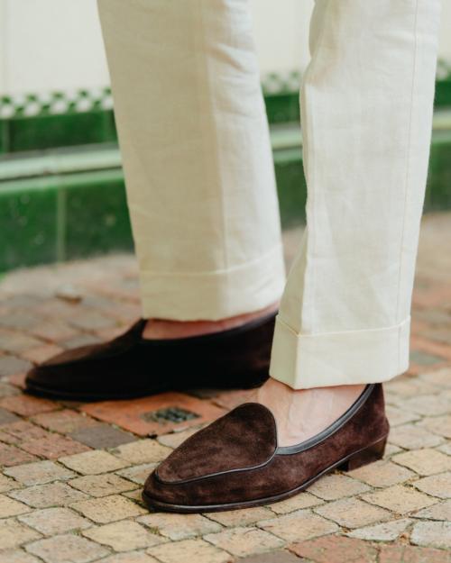 smart casual brown shoes