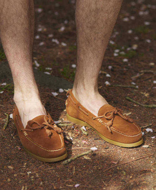 Loro Piana Sea-Sail Walk Suede Boat Shoes - Men - Navy Boat Shoes - EU 41