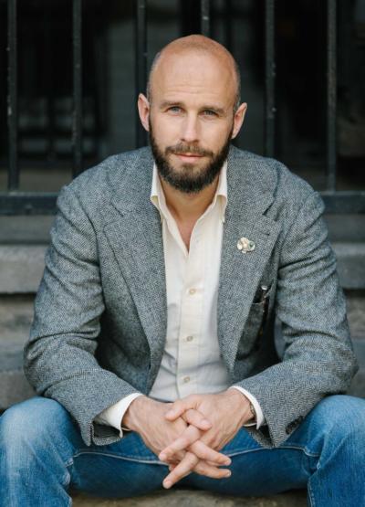 Herringbone tweed, PS yellow Oxford and jeans