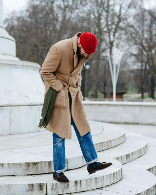 Articles of Style Camel Hair Topcoat Camel