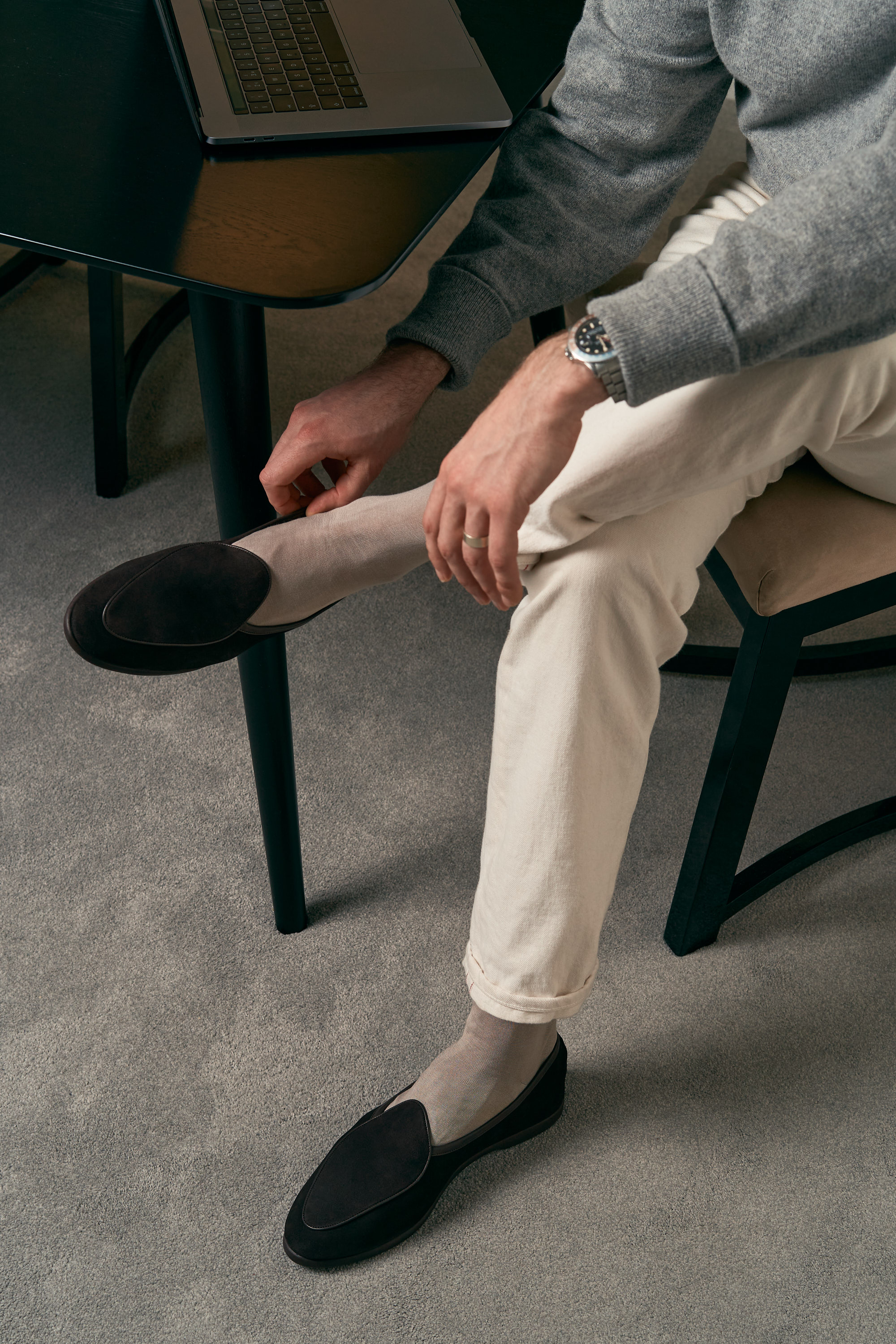 Pyjamas and working from home: Baudoin & Lange Lunes – Permanent Style