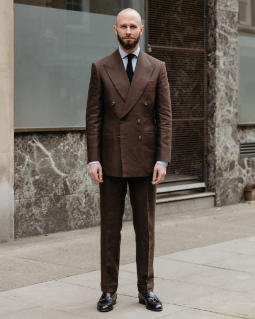 Savile row deals double breasted suit