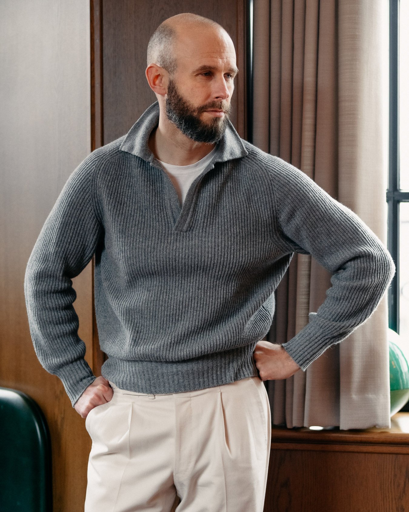 Review: Stoffa ribbed polo (and vintage knitwear cuts) – Permanent Style