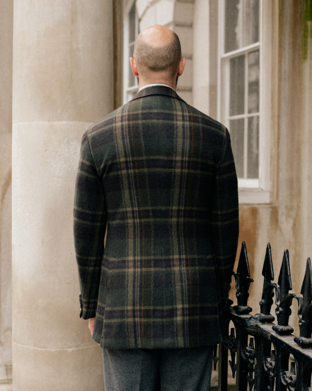 Check Triple Layers Jacket
