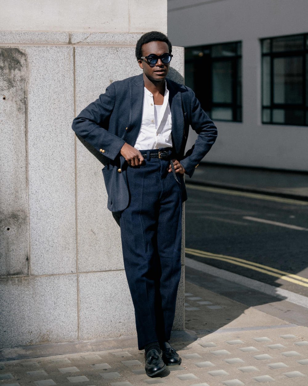 Colour, size and drama: How to dress like André Larnyoh – Permanent Style